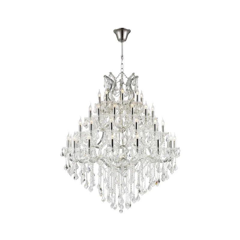 Bohemian - Style Beaded Chandeliers for Eclectic DecorBohemian - Style Beaded Chandeliers for Eclectic DecorMaria Theresa Crystal Chandelier Grande 48 Light - CHROME Bohemian - Style Beaded Chandeliers for Eclectic DecorBohemian - Style Beaded Chandeliers for Eclectic DecorMaria Theresa Crystal Chandelier Grande 48 Light - CHROME