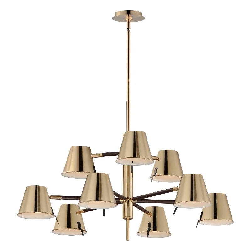 Traditional Brass Chandeliers for Classic InteriorsTraditional Brass Chandeliers for Classic InteriorsCarlo 9-Light LED Chandelier