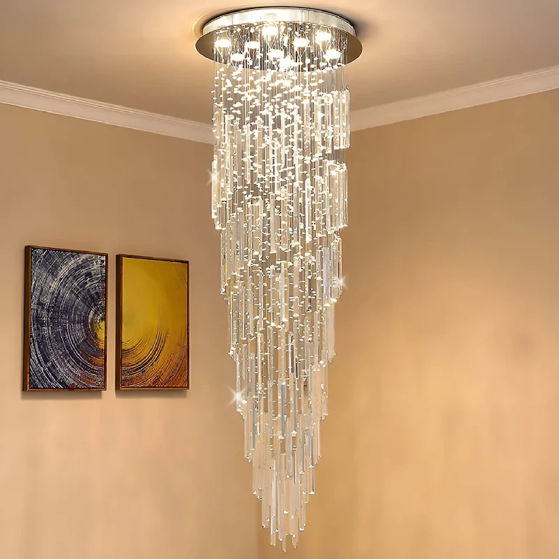 LED Chandeliers for Energy - Efficient LightingLED Chandeliers for Energy - Efficient LightingModern Spiral Crystal Chandelier - Staircase Chandelier LED Chandeliers for Energy - Efficient LightingLED Chandeliers for Energy - Efficient LightingModern Spiral Crystal Chandelier - Staircase Chandelier