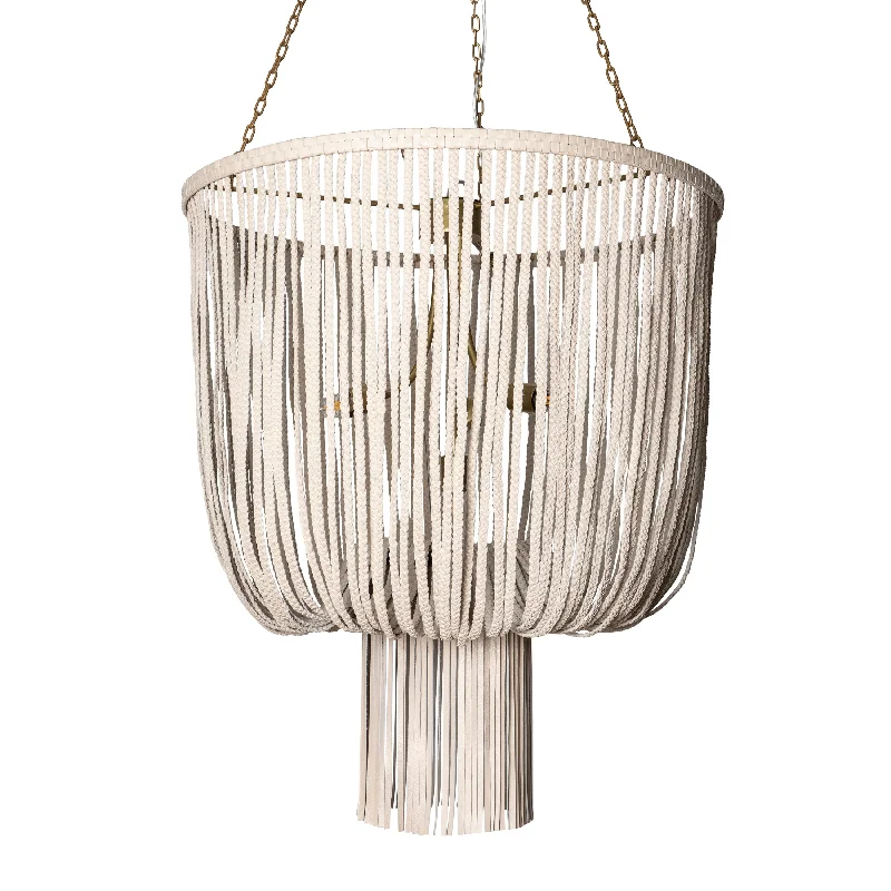 Small Chandeliers for Compact RoomsSmall Chandeliers for Compact RoomsNalani Chandelier in Cream-Stone Leather Small Chandeliers for Compact RoomsSmall Chandeliers for Compact RoomsNalani Chandelier in Cream-Stone Leather
