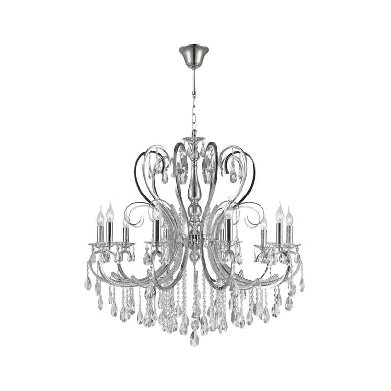 Traditional Brass Chandeliers for Classic InteriorsTraditional Brass Chandeliers for Classic InteriorsNewYork Princess 10 Arm Chandelier - W:90