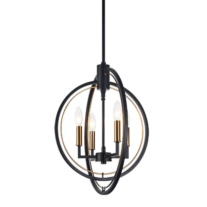 Chandeliers with Metal Frames in Black FinishChandeliers with Metal Frames in Black FinishOdyssey Chandelier