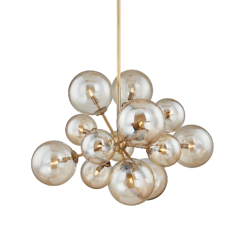 Chandeliers with Frosted Glass for a Softer Light DiffusionChandeliers with Frosted Glass for a Softer Light DiffusionSantee Chandelier