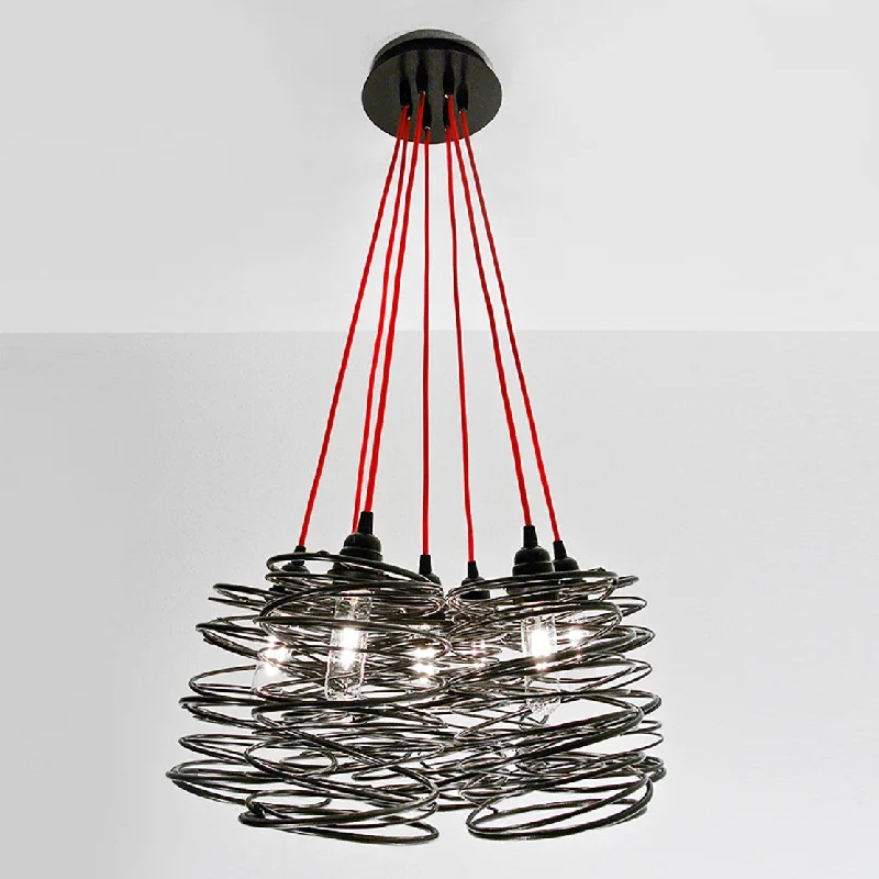 Ceiling - Mounted Chandeliers for Standard CeilingsCeiling - Mounted Chandeliers for Standard CeilingsSPIRAL NEST - CLUSTER 7 Chandelier