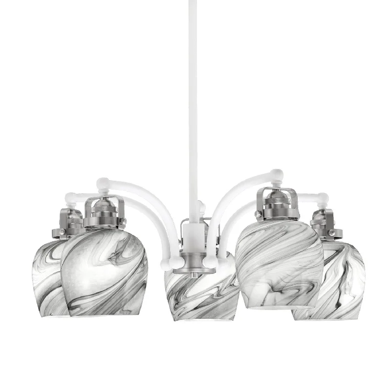 Chandeliers with Multiple Lights for Maximum IlluminationChandeliers with Multiple Lights for Maximum IlluminationToltec Easton 1945-WHBN-4819 Chandelier Light - White & Brushed Nickel Chandeliers with Multiple Lights for Maximum IlluminationChandeliers with Multiple Lights for Maximum IlluminationToltec Easton 1945-WHBN-4819 Chandelier Light - White & Brushed Nickel