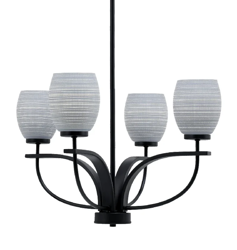 Chandeliers with Venetian Glass for a Luxurious LookChandeliers with Venetian Glass for a Luxurious LookToltec Cavella 3904-MB-4022 Chandelier Light - Matte Black