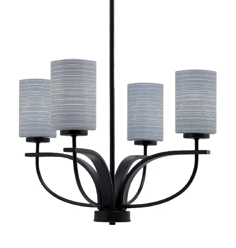 Chandeliers for Low Ceilings to Avoid OvercrowdingChandeliers for Low Ceilings to Avoid OvercrowdingToltec Cavella 3904-MB-4062 Chandelier Light - Matte Black