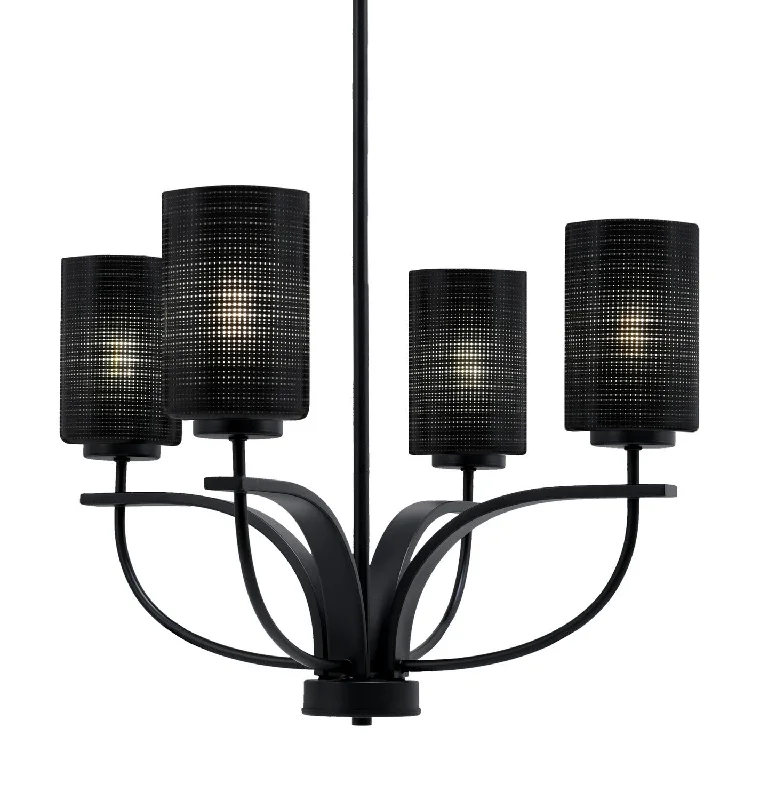 Art Deco Chandeliers for a Retro - Glam LookArt Deco Chandeliers for a Retro - Glam LookToltec Cavella 3904-MB-4069 Chandelier Light - Matte Black