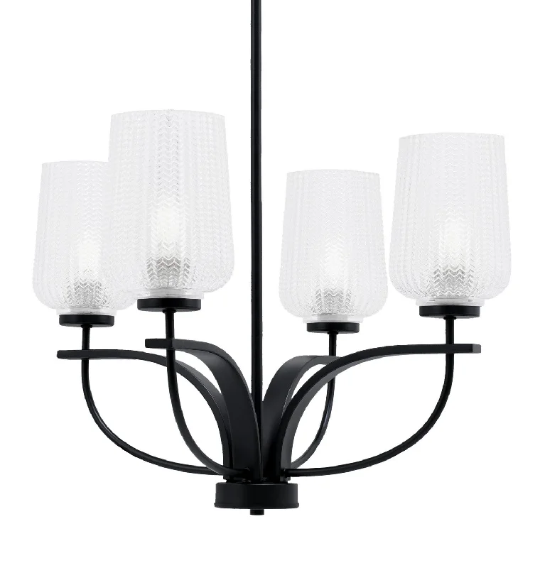 Oversized Chandeliers as a Statement Piece in Living RoomsOversized Chandeliers as a Statement Piece in Living RoomsToltec Cavella 3904-MB-4250 Chandelier Light - Matte Black