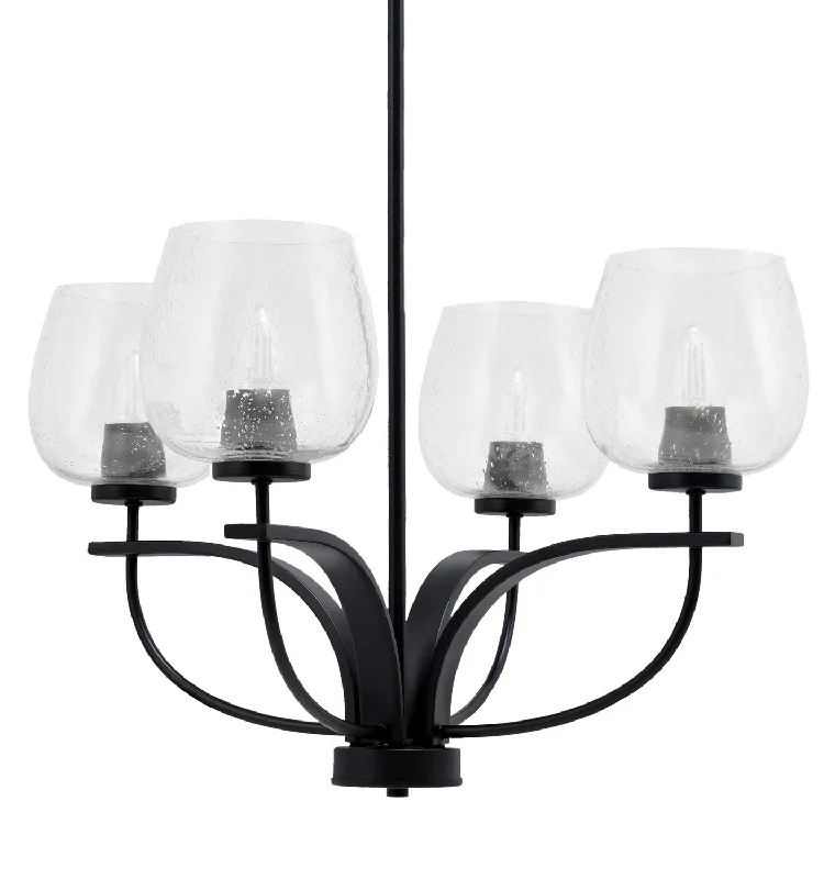 Ceiling - Mounted Chandeliers for Standard CeilingsCeiling - Mounted Chandeliers for Standard CeilingsToltec Cavella 3904-MB-4810 Chandelier Light - Matte Black
