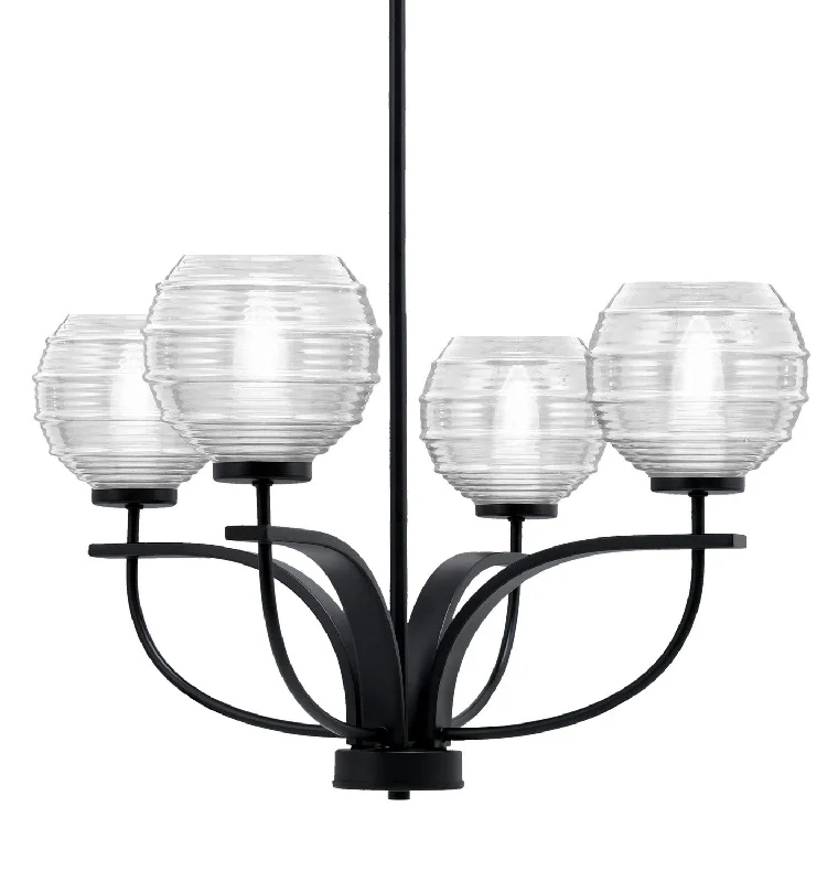 Incandescent Chandeliers for a Warm and Traditional GlowIncandescent Chandeliers for a Warm and Traditional GlowToltec Cavella 3904-MB-5110 Chandelier Light - Matte Black