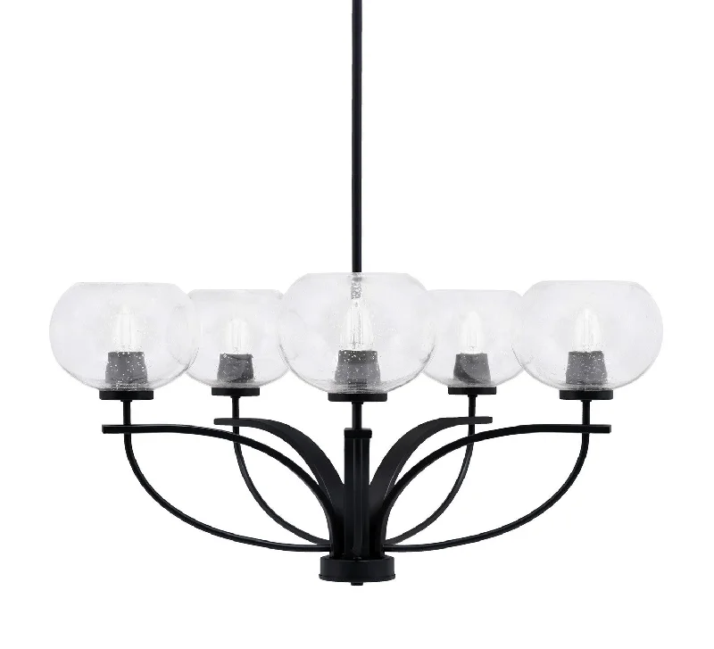 Oversized Chandeliers as a Statement Piece in Living RoomsOversized Chandeliers as a Statement Piece in Living RoomsToltec Cavella 3905-MB-202 Chandelier Light - Matte Black