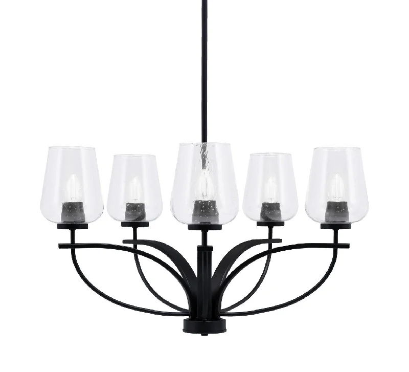 Minimalist Chandeliers for Sleek and Simple InteriorsMinimalist Chandeliers for Sleek and Simple InteriorsToltec Cavella 3905-MB-210 Chandelier Light - Matte Black