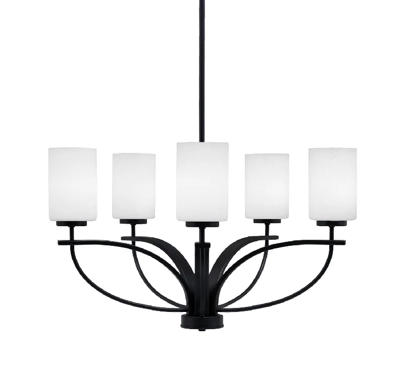 Chandeliers for Dining Rooms to Set the Mood for MealsChandeliers for Dining Rooms to Set the Mood for MealsToltec Cavella 3905-MB-310 Chandelier Light - Matte Black