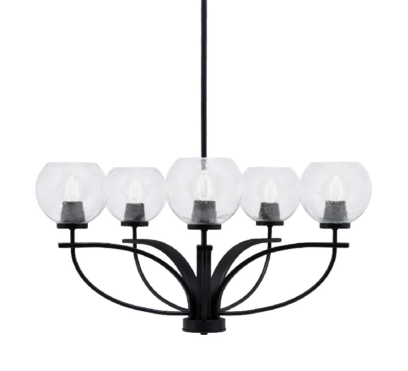 Chandeliers for Low Ceilings to Avoid OvercrowdingChandeliers for Low Ceilings to Avoid OvercrowdingToltec Cavella 3905-MB-4100 Chandelier Light - Matte Black