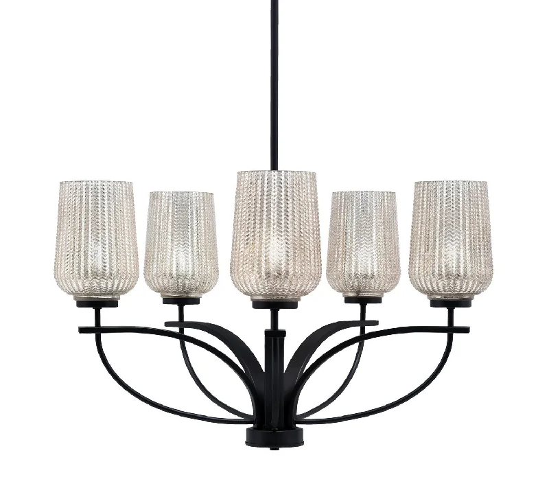 Chandeliers for Living Rooms to Create a Focal PointChandeliers for Living Rooms to Create a Focal PointToltec Cavella 3905-MB-4253 Chandelier Light - Matte Black