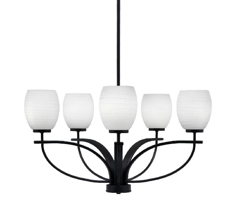 Traditional Brass Chandeliers for Classic InteriorsTraditional Brass Chandeliers for Classic InteriorsToltec Cavella 3905-MB-615 Chandelier Light - Matte Black