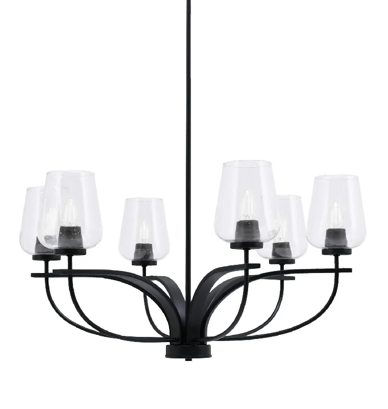 Chandeliers with Adjustable Arms for Directional LightingChandeliers with Adjustable Arms for Directional LightingToltec Cavella 3906-MB-210 Chandelier Light - Matte Black