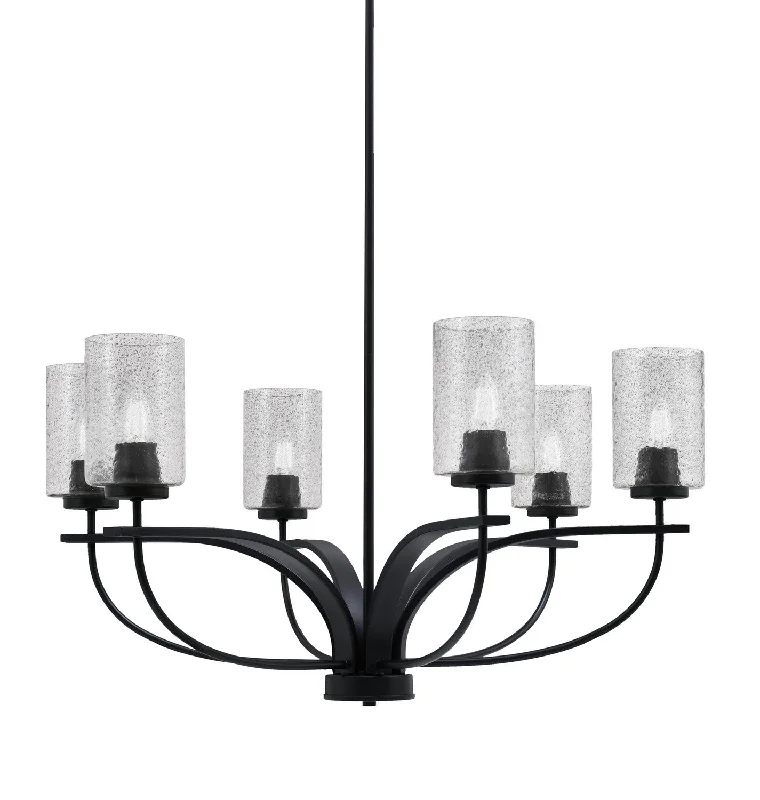 Small Chandeliers for Compact RoomsSmall Chandeliers for Compact RoomsToltec Cavella 3906-MB-3002 Chandelier Light - Matte Black