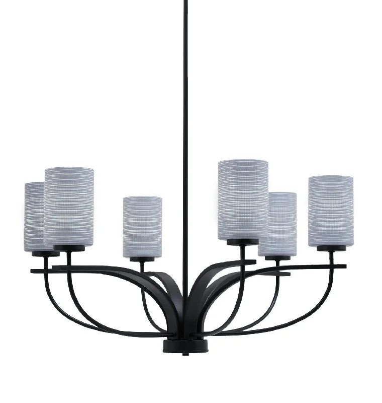 Art Deco Chandeliers for a Retro - Glam LookArt Deco Chandeliers for a Retro - Glam LookToltec Cavella 3906-MB-4062 Chandelier Light - Matte Black