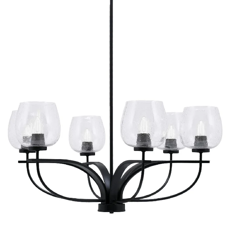 LED Chandeliers for Energy - Efficient LightingLED Chandeliers for Energy - Efficient LightingToltec Cavella 3906-MB-4810 Chandelier Light - Matte Black