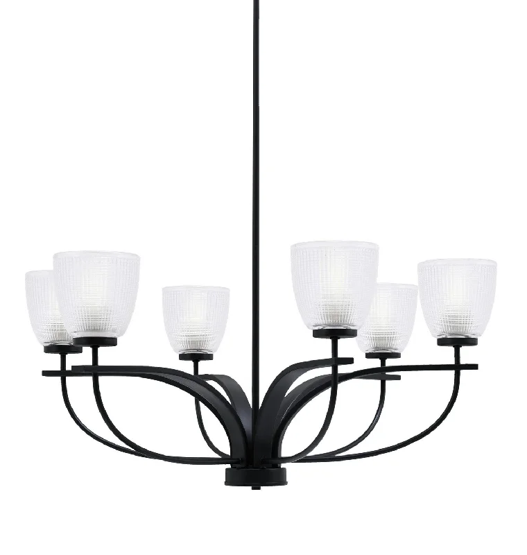 Mini Chandeliers for Adding Charm to Small SpacesMini Chandeliers for Adding Charm to Small SpacesToltec Cavella 3906-MB-500 Chandelier Light - Matte Black