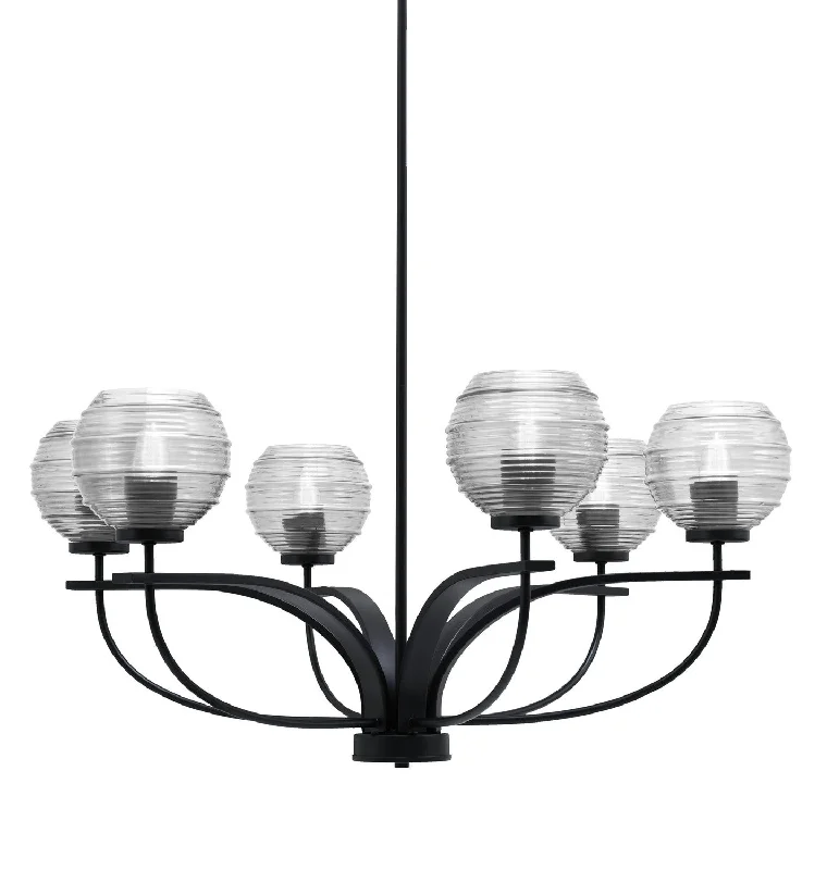 Mini Chandeliers for Adding Charm to Small SpacesMini Chandeliers for Adding Charm to Small SpacesToltec Cavella 3906-MB-5110 Chandelier Light - Matte Black