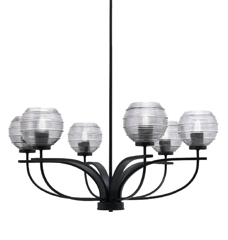 Chandeliers with Metal Frames in Black FinishChandeliers with Metal Frames in Black FinishToltec Cavella 3906-MB-5112 Chandelier Light - Matte Black Chandeliers with Metal Frames in Black FinishChandeliers with Metal Frames in Black FinishToltec Cavella 3906-MB-5112 Chandelier Light - Matte Black