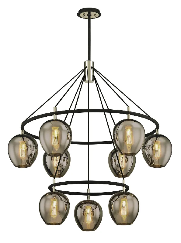 Mini Chandeliers for Adding Charm to Small SpacesMini Chandeliers for Adding Charm to Small SpacesTroy Iliad F6219-TBK/PN Chandelier Light - Carbide Blk & Pol Nickel Mini Chandeliers for Adding Charm to Small SpacesMini Chandeliers for Adding Charm to Small SpacesTroy Iliad F6219-TBK/PN Chandelier Light - Carbide Blk & Pol Nickel