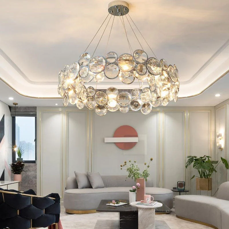Minimalist Chandeliers for Sleek and Simple InteriorsMinimalist Chandeliers for Sleek and Simple InteriorsUnique Design Crystal Chrome Chandelier - Pendant Light