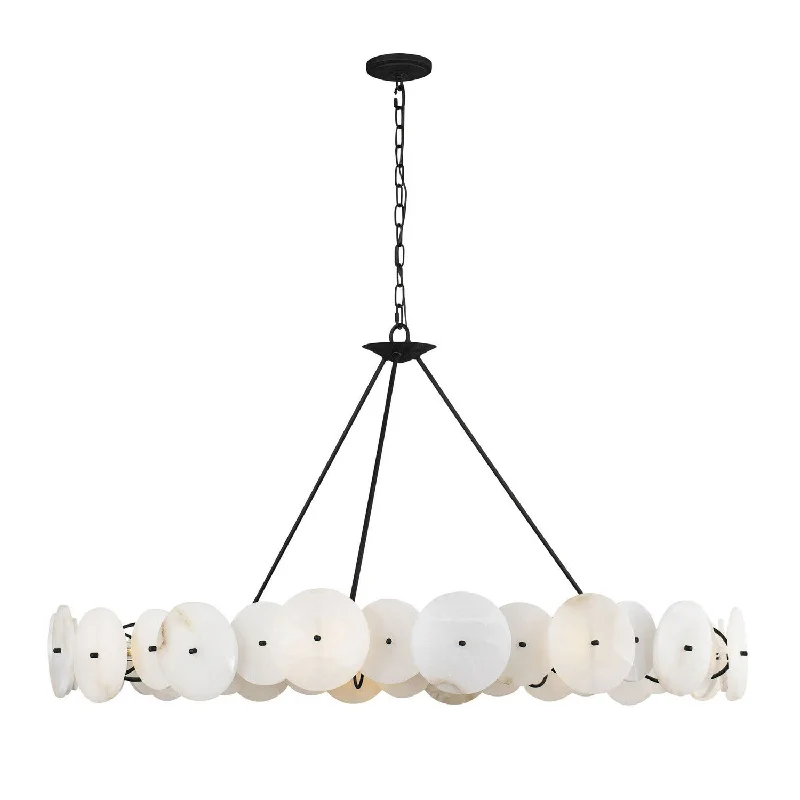 Mini Chandeliers for Adding Charm to Small SpacesMini Chandeliers for Adding Charm to Small SpacesVaraluz Cosmos 370C09MB Chandelier Light - Matte Black