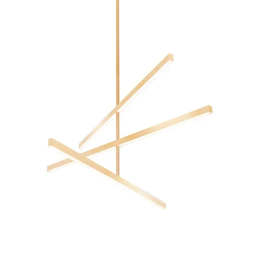 Chandeliers with Metal Frames in Bronze FinishChandeliers with Metal Frames in Bronze FinishVega 45" Chandelier - Open Box