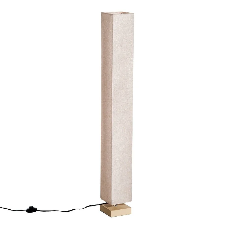 Bohemian Inspired Floor Lamp for Eclectic Home DecorBohemian Inspired Floor Lamp for Eclectic Home Decor48" Modern Free Standing Rectangle Floor Lamp With Linen Shade - Beige Bohemian Inspired Floor Lamp for Eclectic Home DecorBohemian Inspired Floor Lamp for Eclectic Home Decor48" Modern Free Standing Rectangle Floor Lamp With Linen Shade - Beige