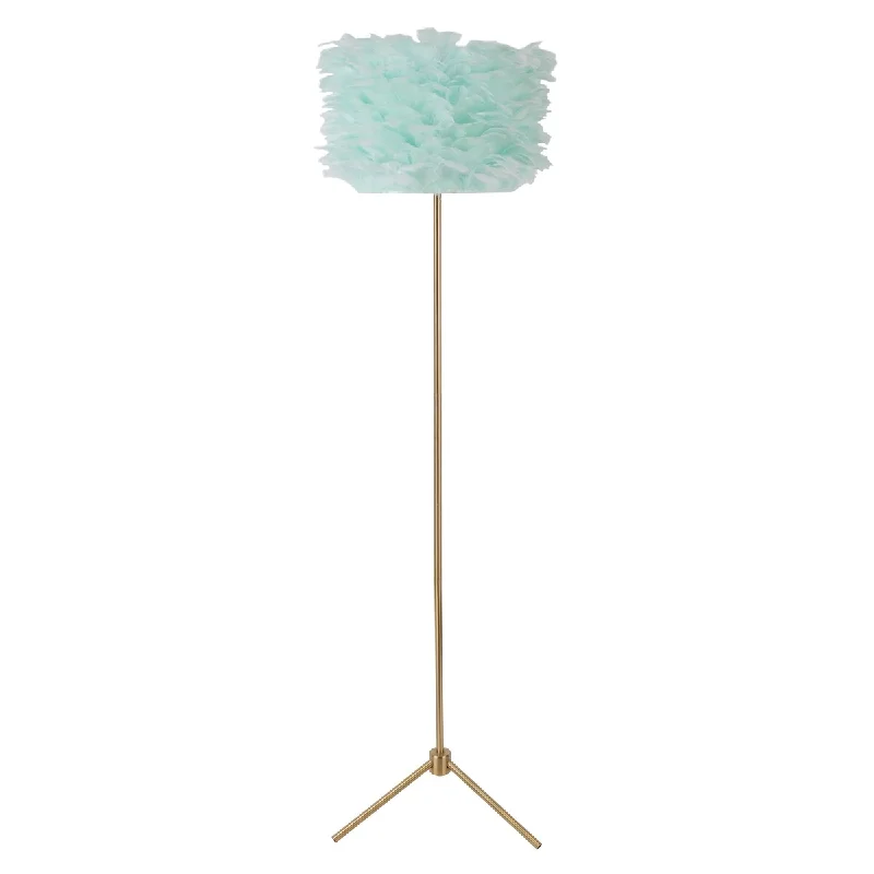 Painted Brass; Ombre Teal