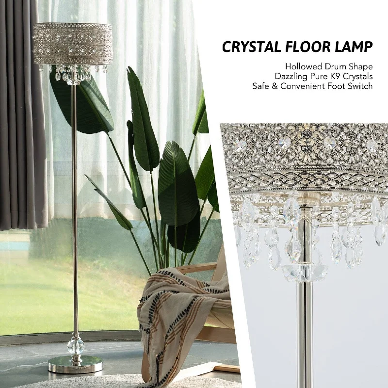 Fabric Floor Lamp with a Linen Shade for a Relaxed AestheticFabric Floor Lamp with a Linen Shade for a Relaxed Aesthetic63" Bohemian Floor Lamp w Crystal Beads & Silver Finish for Home Office More - Silver Finish Fabric Floor Lamp with a Linen Shade for a Relaxed AestheticFabric Floor Lamp with a Linen Shade for a Relaxed Aesthetic63" Bohemian Floor Lamp w Crystal Beads & Silver Finish for Home Office More - Silver Finish