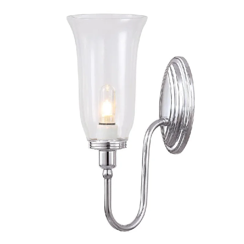  Way Switch Floor Lamp for Multiple Light Intensity Levels Way Switch Floor Lamp for Multiple Light Intensity LevelsBlake Bell Shade Polished Chrome Bathroom Wall Light