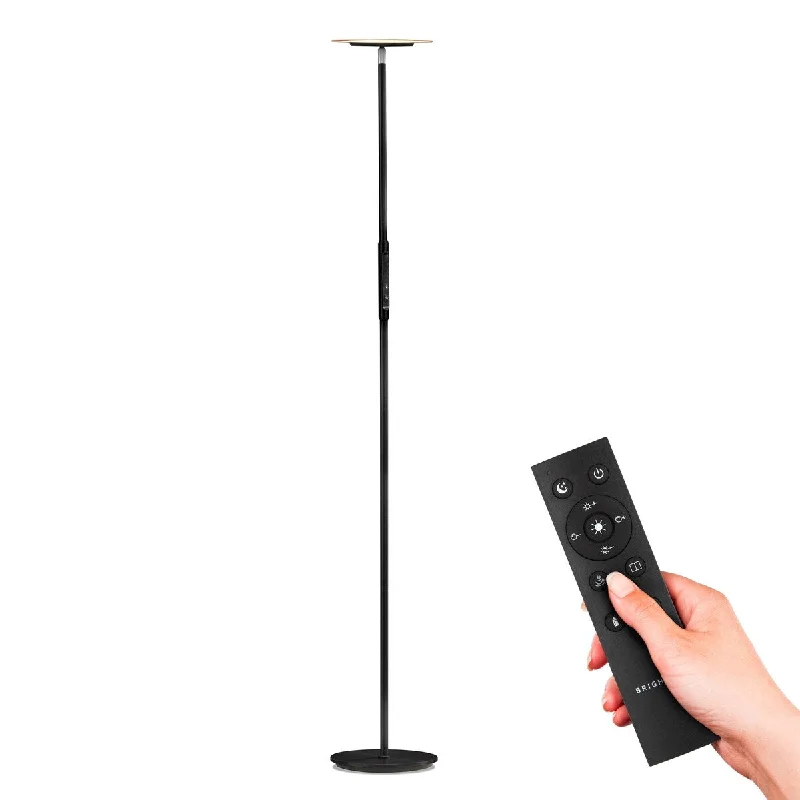 Adjustable Height Floor Lamp for Versatile Lighting NeedsAdjustable Height Floor Lamp for Versatile Lighting NeedsBrightech 66 in. Black Tall Modern LED Torchiere Floor Lamp Sky Remote Controlled Adjustable Height Floor Lamp for Versatile Lighting NeedsAdjustable Height Floor Lamp for Versatile Lighting NeedsBrightech 66 in. Black Tall Modern LED Torchiere Floor Lamp Sky Remote Controlled