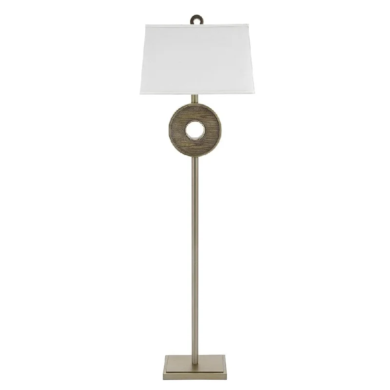 Industrial Style Floor Lamp with Exposed Bulbs for Loft ApartmentsIndustrial Style Floor Lamp with Exposed Bulbs for Loft ApartmentsCatalina Lighting Owen 64" Contemporary Light Drift Faux Wood Ring-Shaped Floor Lamp w/ Shade & Bulb Included, 20914-001