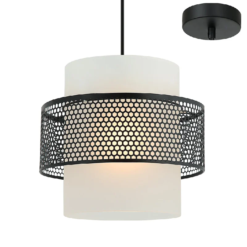 Tropical - Themed Ceiling Lights with Palm - Leaf Shapes and Rattan WrapsTropical - Themed Ceiling Lights with Palm - Leaf Shapes and Rattan WrapsMesh 250 Black with White Opal Glass Modern Industrial Pendant Tropical - Themed Ceiling Lights with Palm - Leaf Shapes and Rattan WrapsTropical - Themed Ceiling Lights with Palm - Leaf Shapes and Rattan WrapsMesh 250 Black with White Opal Glass Modern Industrial Pendant