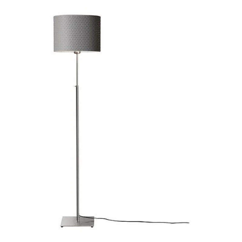 Way Switch Floor Lamp for Multiple Light Intensity Levels Way Switch Floor Lamp for Multiple Light Intensity LevelsDaily Boutik Modern Floor Light with Round Grey Lamp Shade - 12" x 12" x 63" Way Switch Floor Lamp for Multiple Light Intensity Levels Way Switch Floor Lamp for Multiple Light Intensity LevelsDaily Boutik Modern Floor Light with Round Grey Lamp Shade - 12" x 12" x 63"