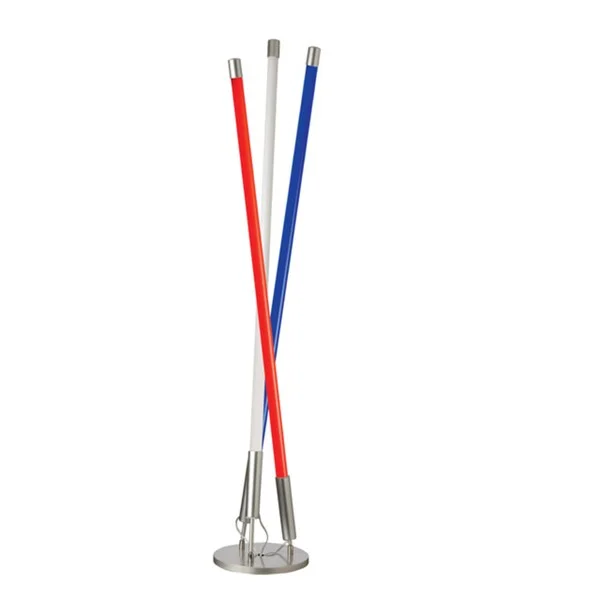 Glass Floor Lamp with Frosted Shades for Soft Diffused LightGlass Floor Lamp with Frosted Shades for Soft Diffused LightDainolite 3-light Dainostix Floor Lamp Red in White and Blue Glass Floor Lamp with Frosted Shades for Soft Diffused LightGlass Floor Lamp with Frosted Shades for Soft Diffused LightDainolite 3-light Dainostix Floor Lamp Red in White and Blue