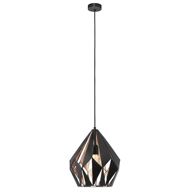 Japanese - Inspired Ceiling Lights with Shoji - Screen - like DiffusersJapanese - Inspired Ceiling Lights with Shoji - Screen - like DiffusersCarlton Black/Copper Medium Prism Cut Pendant Japanese - Inspired Ceiling Lights with Shoji - Screen - like DiffusersJapanese - Inspired Ceiling Lights with Shoji - Screen - like DiffusersCarlton Black/Copper Medium Prism Cut Pendant