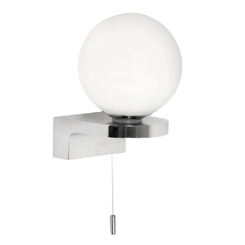 Wood Floor Lamp with Natural Grain for a Warm and Organic FeelWood Floor Lamp with Natural Grain for a Warm and Organic FeelOaks Flen Chrome Finish Bathroom Wall Light
