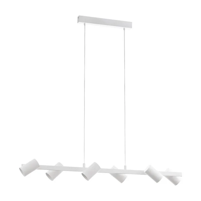 Tropical - Themed Ceiling Lights with Palm - Leaf Shapes and Rattan WrapsTropical - Themed Ceiling Lights with Palm - Leaf Shapes and Rattan WrapsGatuela 6 Light White Architectural Slim Pendant Tropical - Themed Ceiling Lights with Palm - Leaf Shapes and Rattan WrapsTropical - Themed Ceiling Lights with Palm - Leaf Shapes and Rattan WrapsGatuela 6 Light White Architectural Slim Pendant