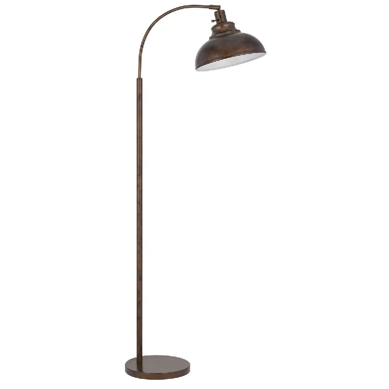 Metal Floor Lamp with a Matte Black Finish for a Sleek LookMetal Floor Lamp with a Matte Black Finish for a Sleek LookHomeRoots 61" Rusted Traditional Shaped Floor Lamp With Rust Dome Shade - 23.5 Metal Floor Lamp with a Matte Black Finish for a Sleek LookMetal Floor Lamp with a Matte Black Finish for a Sleek LookHomeRoots 61" Rusted Traditional Shaped Floor Lamp With Rust Dome Shade - 23.5