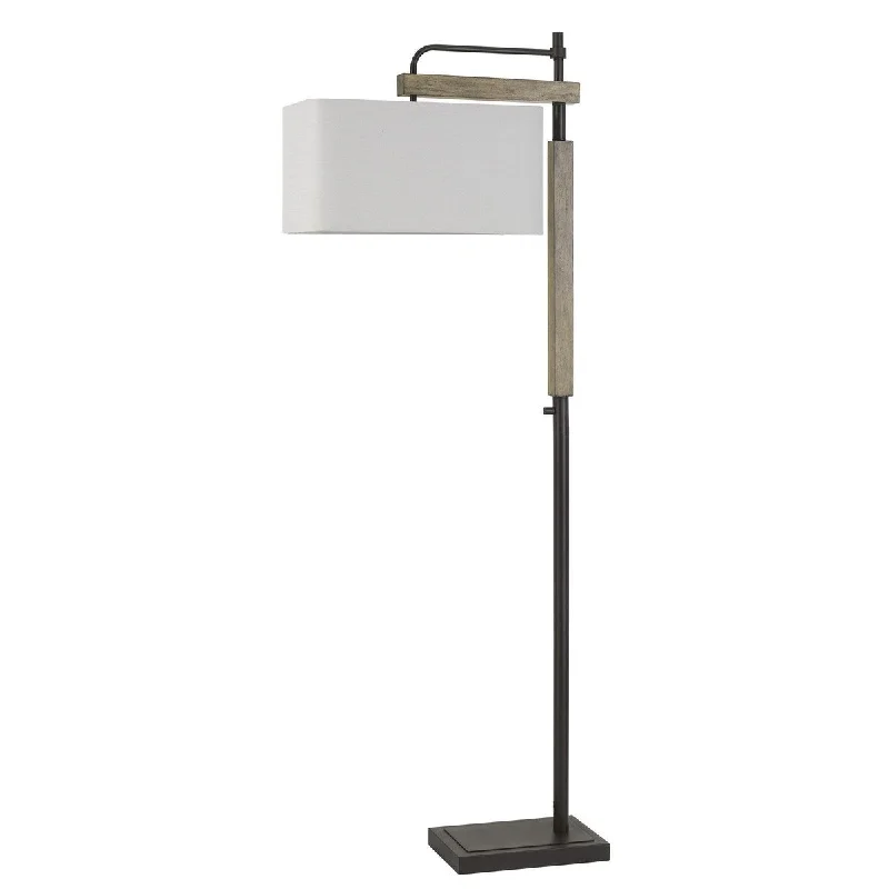 Metal Floor Lamp with a Matte Black Finish for a Sleek LookMetal Floor Lamp with a Matte Black Finish for a Sleek LookHomeRoots 64" Bronze Traditional Shaped Floor Lamp With White Rectangular Shade - 23.5 Metal Floor Lamp with a Matte Black Finish for a Sleek LookMetal Floor Lamp with a Matte Black Finish for a Sleek LookHomeRoots 64" Bronze Traditional Shaped Floor Lamp With White Rectangular Shade - 23.5
