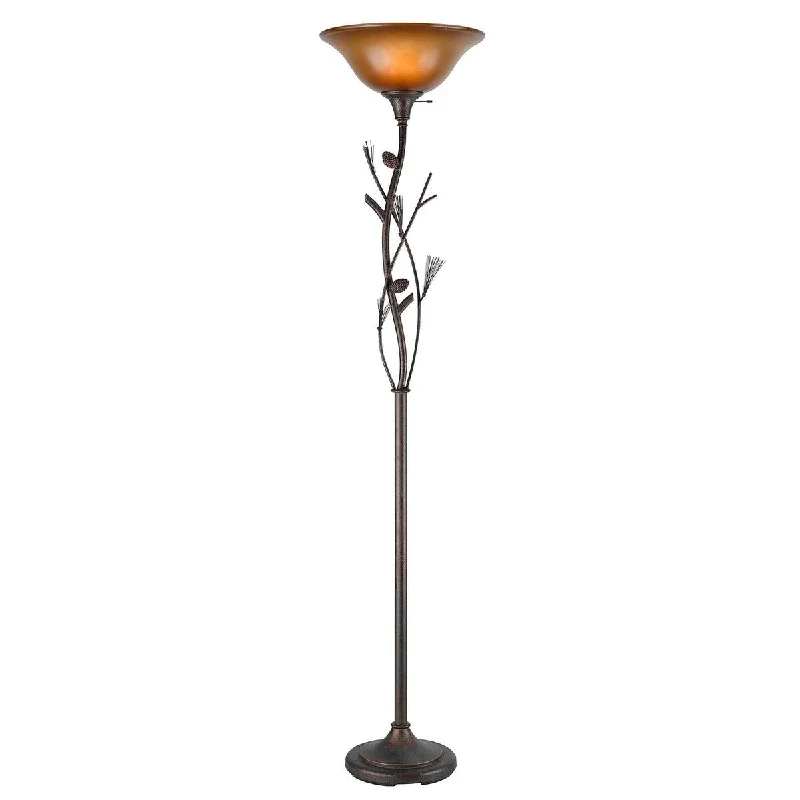 Dimmable Floor Lamp for Adjustable Lighting AmbianceDimmable Floor Lamp for Adjustable Lighting AmbianceHomeRoots 72" Rusted Torchiere Floor Lamp With Brown Frosted Glass Dome Shade - 16 Dimmable Floor Lamp for Adjustable Lighting AmbianceDimmable Floor Lamp for Adjustable Lighting AmbianceHomeRoots 72" Rusted Torchiere Floor Lamp With Brown Frosted Glass Dome Shade - 16