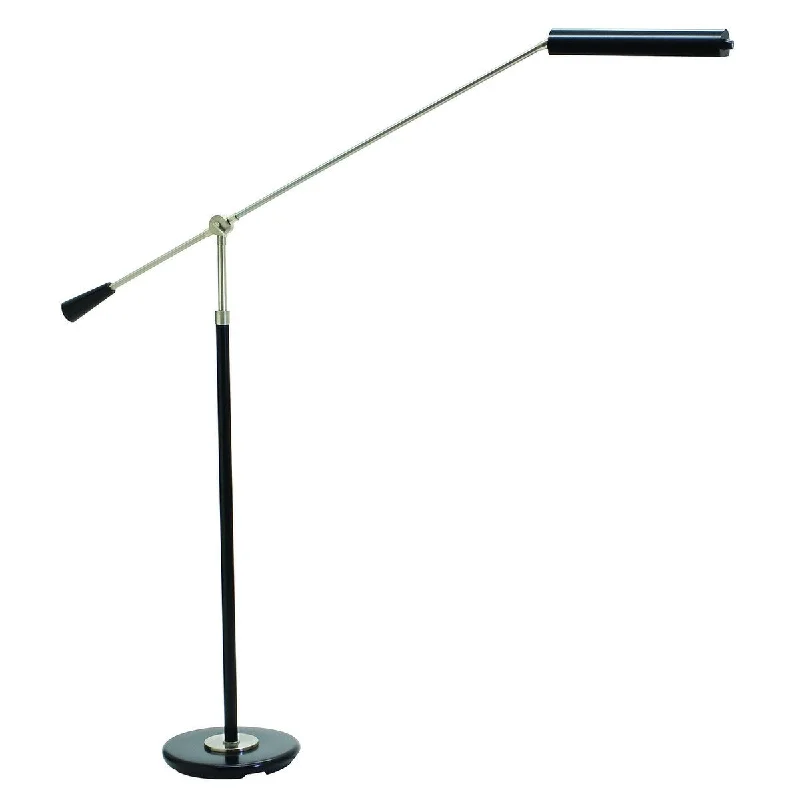 Wood Floor Lamp with Natural Grain for a Warm and Organic FeelWood Floor Lamp with Natural Grain for a Warm and Organic FeelHouse of Troy PFLED527 LED Floor Lamp Grand Piano Black & Satin Nickel - One Size