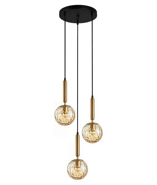 Tropical - Themed Ceiling Lights with Palm - Leaf Shapes and Rattan WrapsTropical - Themed Ceiling Lights with Palm - Leaf Shapes and Rattan WrapsInterior Bronze Amber Spherical Glass Shape 3 Light Cluster Pendant - TRATTINO1X3R Tropical - Themed Ceiling Lights with Palm - Leaf Shapes and Rattan WrapsTropical - Themed Ceiling Lights with Palm - Leaf Shapes and Rattan WrapsInterior Bronze Amber Spherical Glass Shape 3 Light Cluster Pendant - TRATTINO1X3R