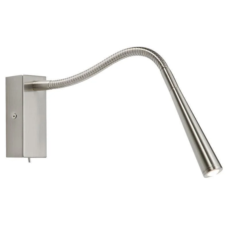 Metal Floor Lamp with a Matte Black Finish for a Sleek LookMetal Floor Lamp with a Matte Black Finish for a Sleek LookSaxby Madison Brushed chrome Finish LED Wall Light